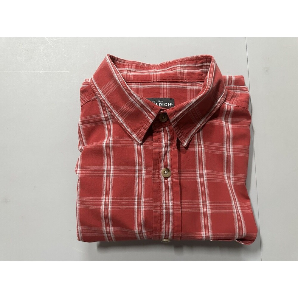Woolrich Red Plaid Shirt Size XL AP1774